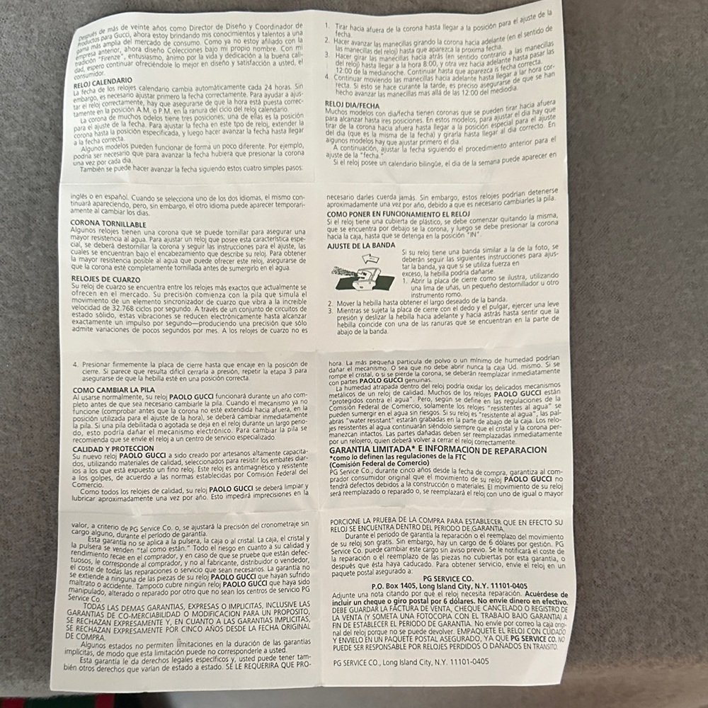 Gucci Paolo Gucci Genuine Diamond and Leather Watch - Picture 6 of 16